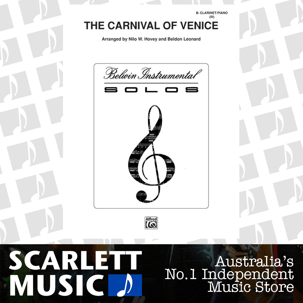 Carnival Of Venice B Flat Clarinet/Piano Arr Hovey Leon — view 2