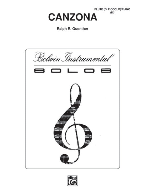 Canzona Fl/Piano Arr Guenther