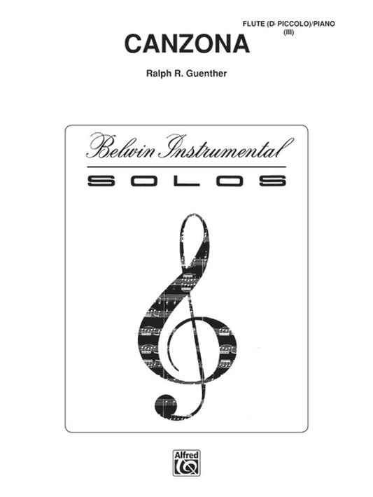 Canzona Fl/Piano Arr Guenther