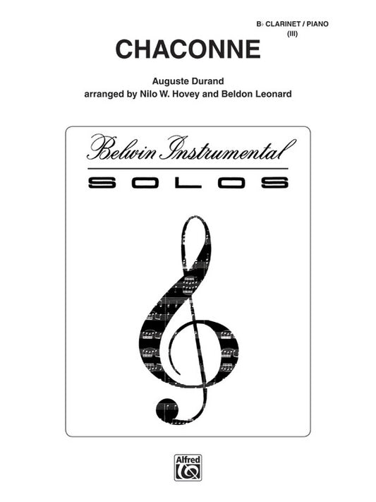 Chaconne B Flat Clarinet/Piano
