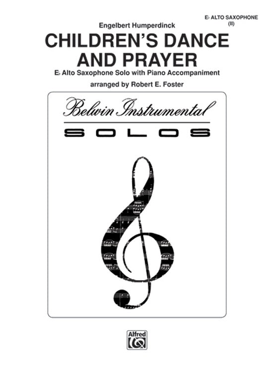 Childrens Dance And Prayer E Flat Alto Sax/Piano
