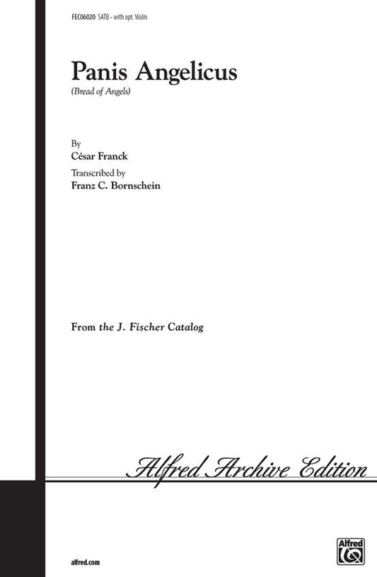 Panis Angelicus Arr Bornschein SATB Sop Solo Violin