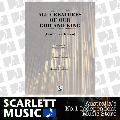 All Creatures of Our God Piano and Organ Sheet Music — view 2
