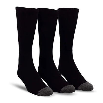 Perris Licensed Fender Exploded Logo Large Crew Socks Black (3-Pair) — view 2