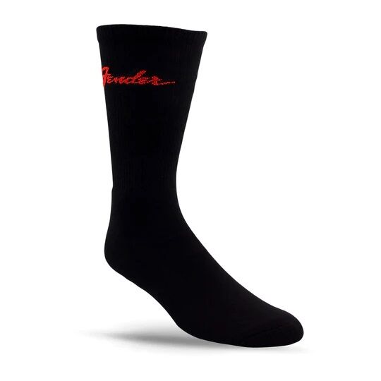 Perris Licensed Fender Classic Large Crew Socks Black 3-Pair — view 2