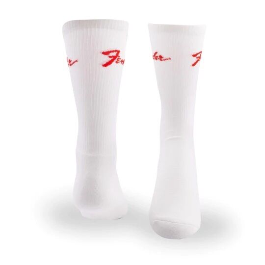 Perris Licensed Fender Classic Large Crew Socks - White (3-Pair) — view 3