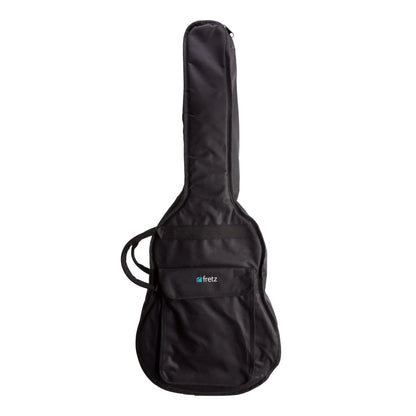 Fretz Deluxe Classical Guitar Gig Bag with Foam Padding and Accessories Pocket, Black