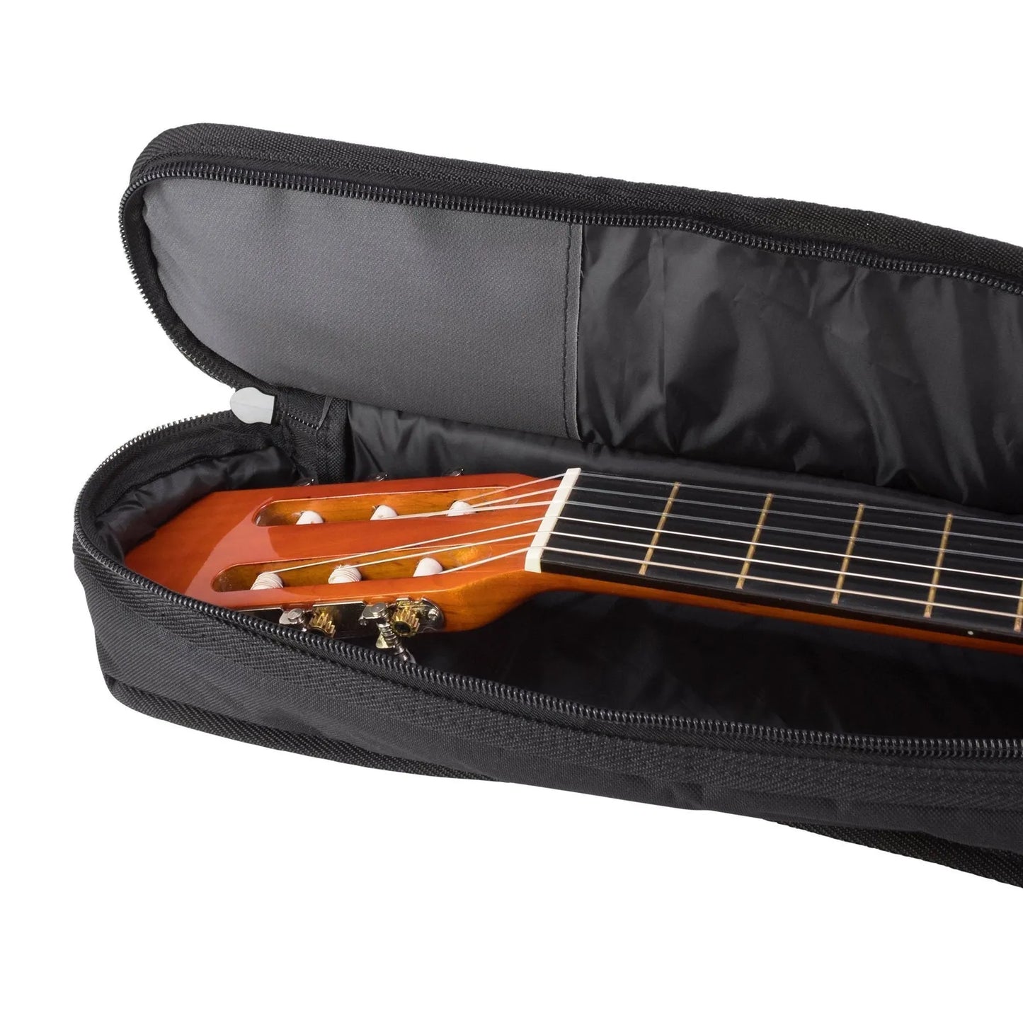 Fretz Deluxe Classical Guitar Gig Bag with Foam Padding and Accessories Pocket, Black — view 4