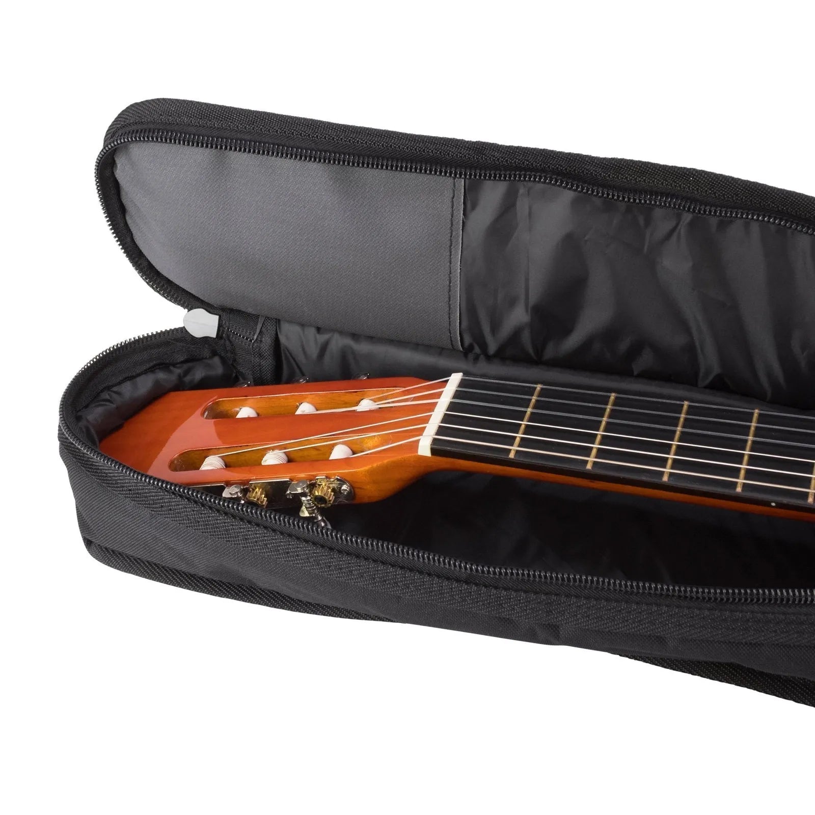 Fretz Deluxe Classical Guitar Gig Bag with Foam Padding and Accessories Pocket, Black — view 4