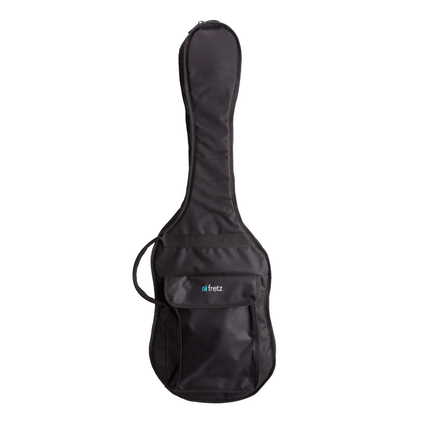 Fretz Deluxe Electric Guitar Gig Bag - Heavy Duty Polyester, Foam Padding, Adjustable Straps, Black