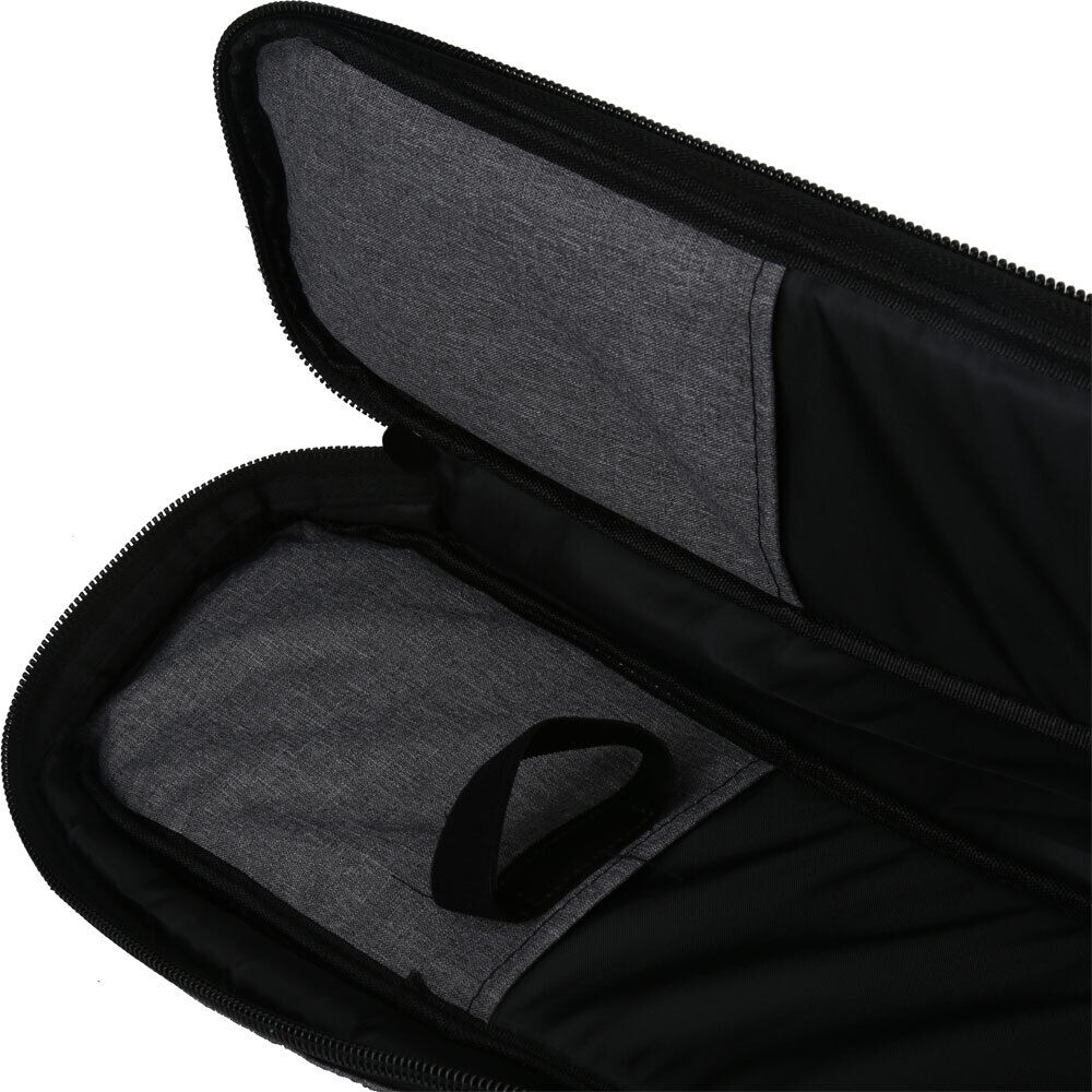 FZONE Deluxe Padded Acoustic Guitar Bag Grey 41" Dreadnought with Front Storage Pocket — view 2