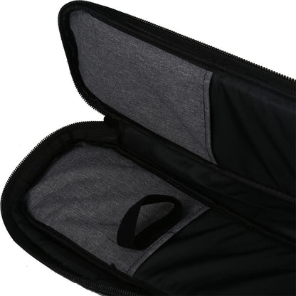 FZONE Deluxe Padded Acoustic Guitar Bag Grey 41" Dreadnought with Front Storage Pocket — view 2