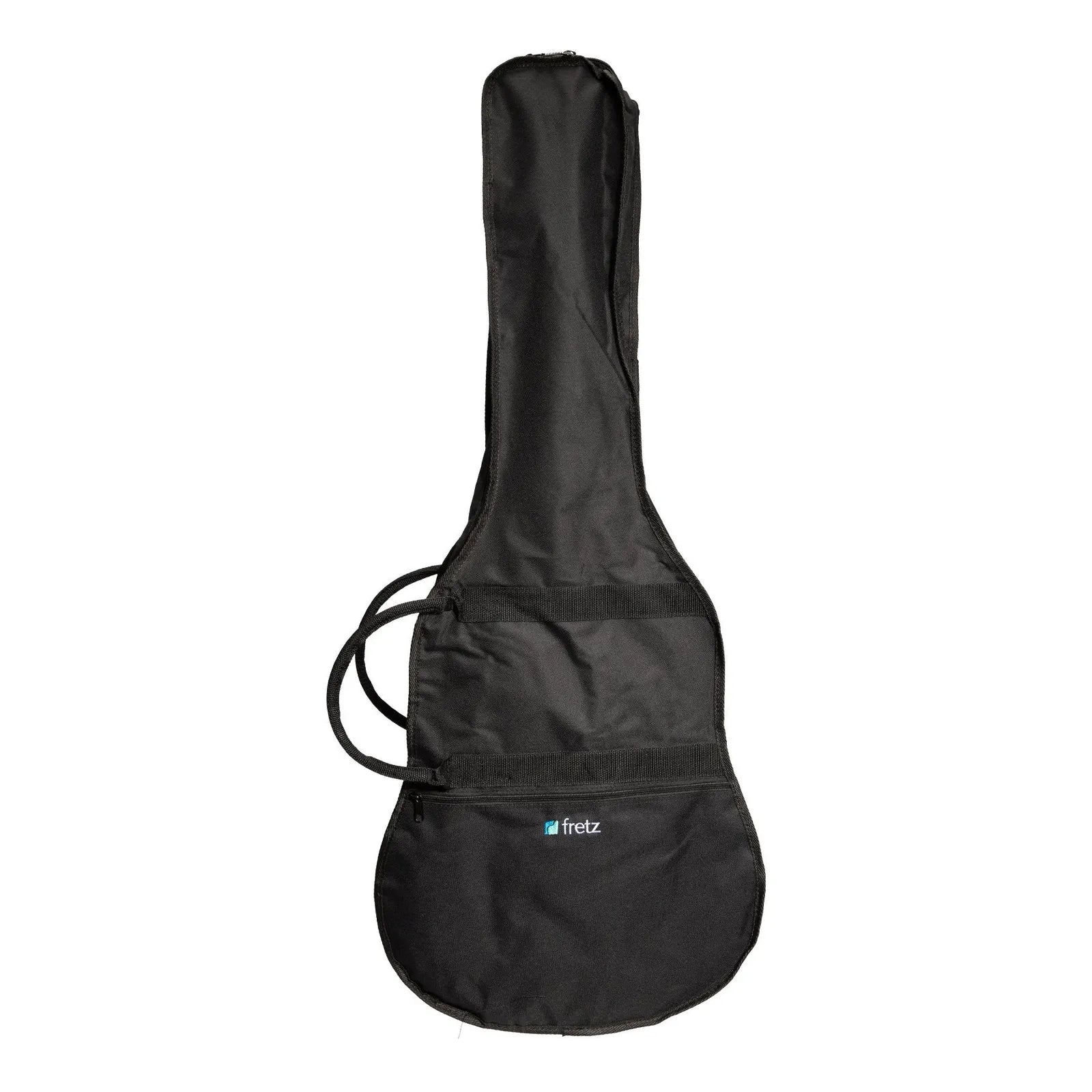 Fretz Standard Acoustic Guitar Gig Bag - Black, Heavy Duty Polyester, Adjustable Straps, Front Pocket, 1040mm x 410mm x 130mm