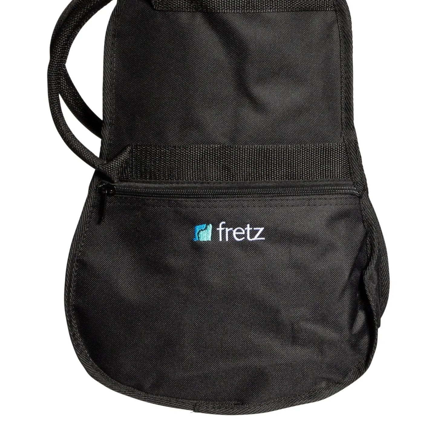 Fretz Standard 1/4 Size Classical Guitar Gig Bag - Black, Heavy Duty Polyester, Adjustable Straps, Front Pocket, 770mm x 270mm x 85mm — view 2