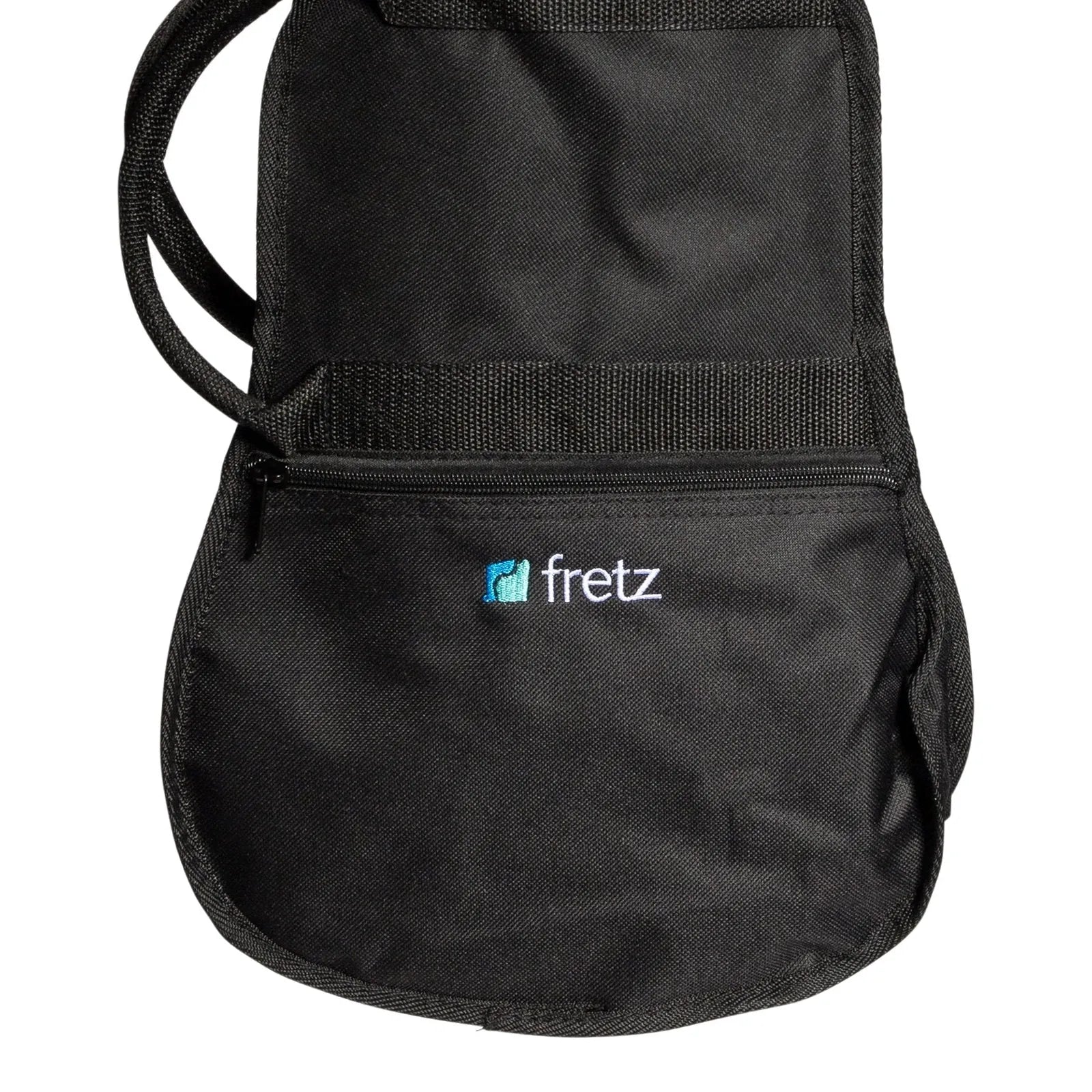 Fretz Standard 1/4 Size Classical Guitar Gig Bag - Black, Heavy Duty Polyester, Adjustable Straps, Front Pocket, 770mm x 270mm x 85mm — view 2