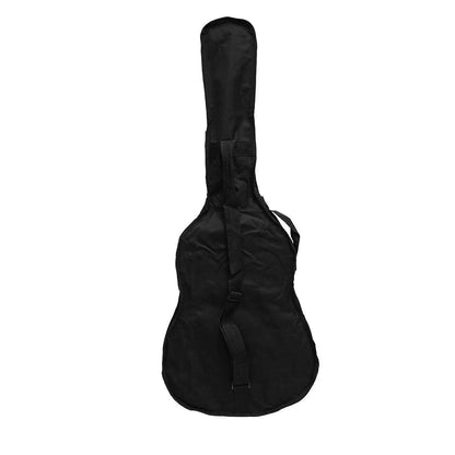 Fretz 1/4 Size Classical Guitar Gig Bag - Black Polyester with Pocket and Double Stitched Carry Strap — view 2