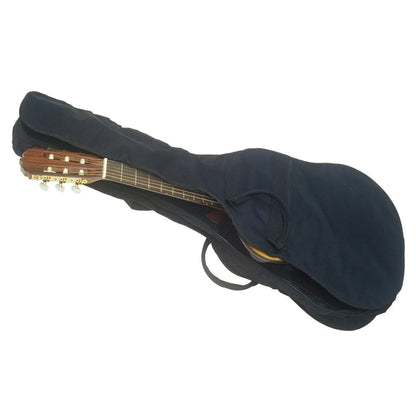 Fretz 1/4 Size Classical Guitar Gig Bag - Black Polyester with Pocket and Double Stitched Carry Strap — view 3