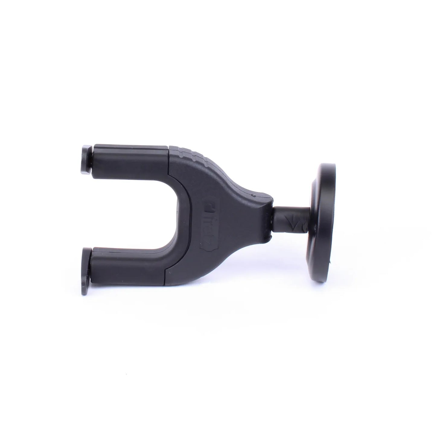 Fretz Short Wall-Mounted Guitar Hanger with Padded Yoke and Swivel Head - Black — view 4