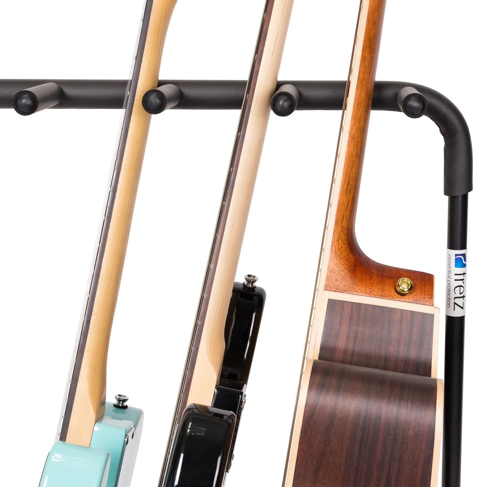 Fretz Multi-Rack Guitar Stand for 3 Guitars - Foldable, Lightweight, Durable Design — view 5
