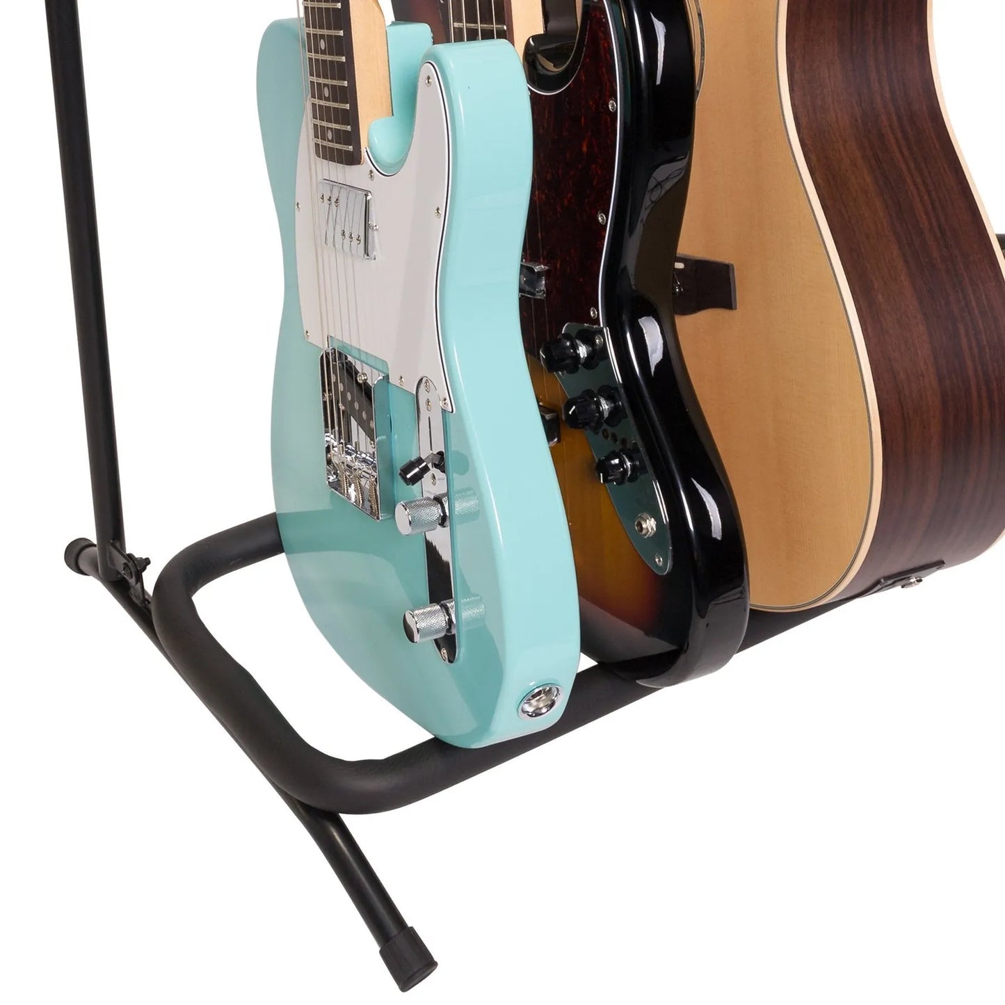 Fretz Multi-Rack Guitar Stand for 3 Guitars - Foldable, Lightweight, Durable Design — view 4