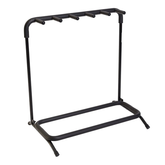 Fretz Multi-Rack Guitar Stand for 5 Guitars - Foldable, Lightweight, Durable, Heavy Duty Steel Frame