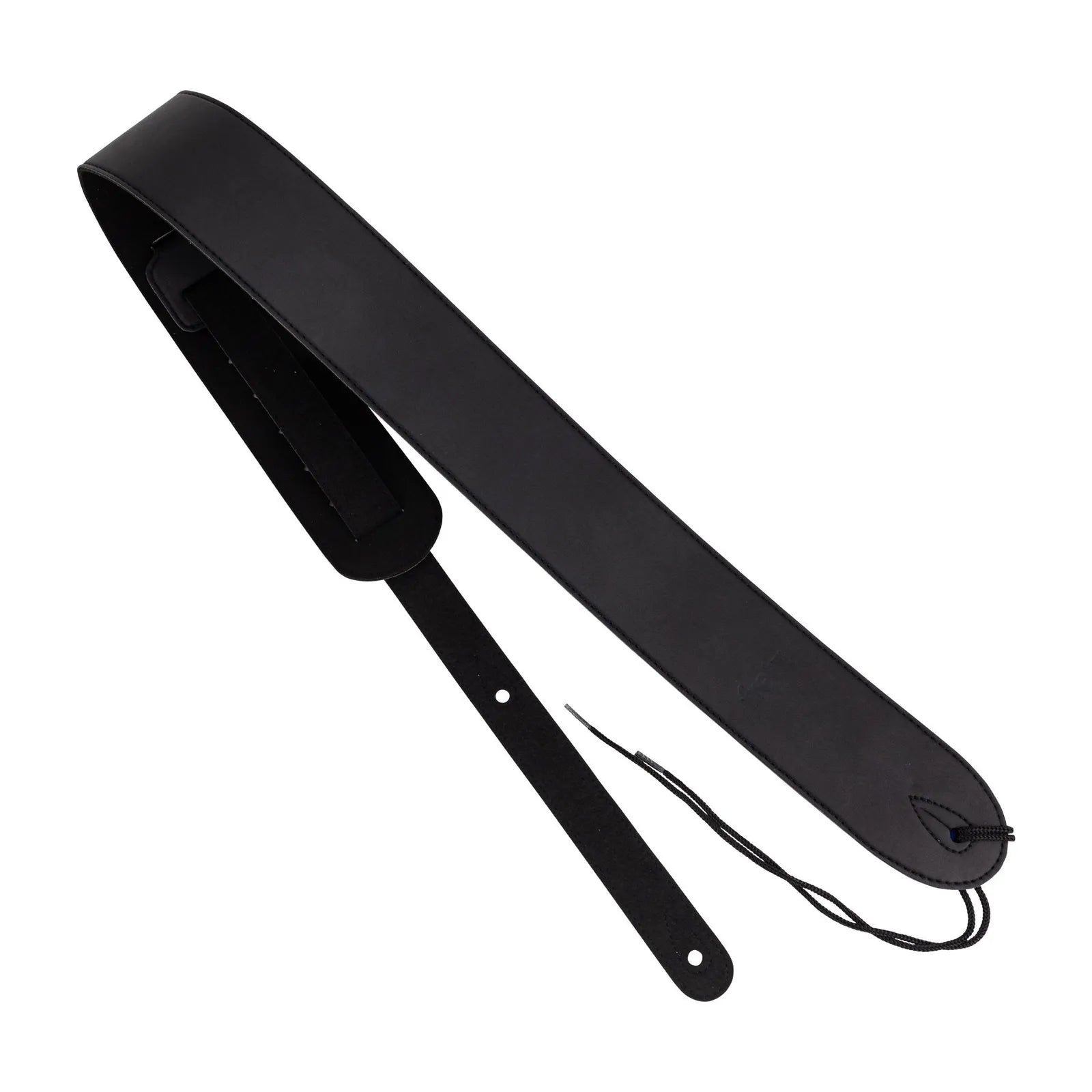 Fretz Standard MF Leather Guitar Strap - 2.5” Adjustable - Black