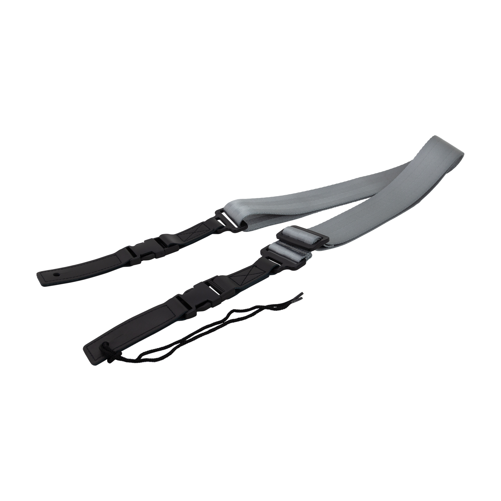 Fretz FGST-QR22-SLV 2" Clip Lock Quick Release Guitar Strap - Silver