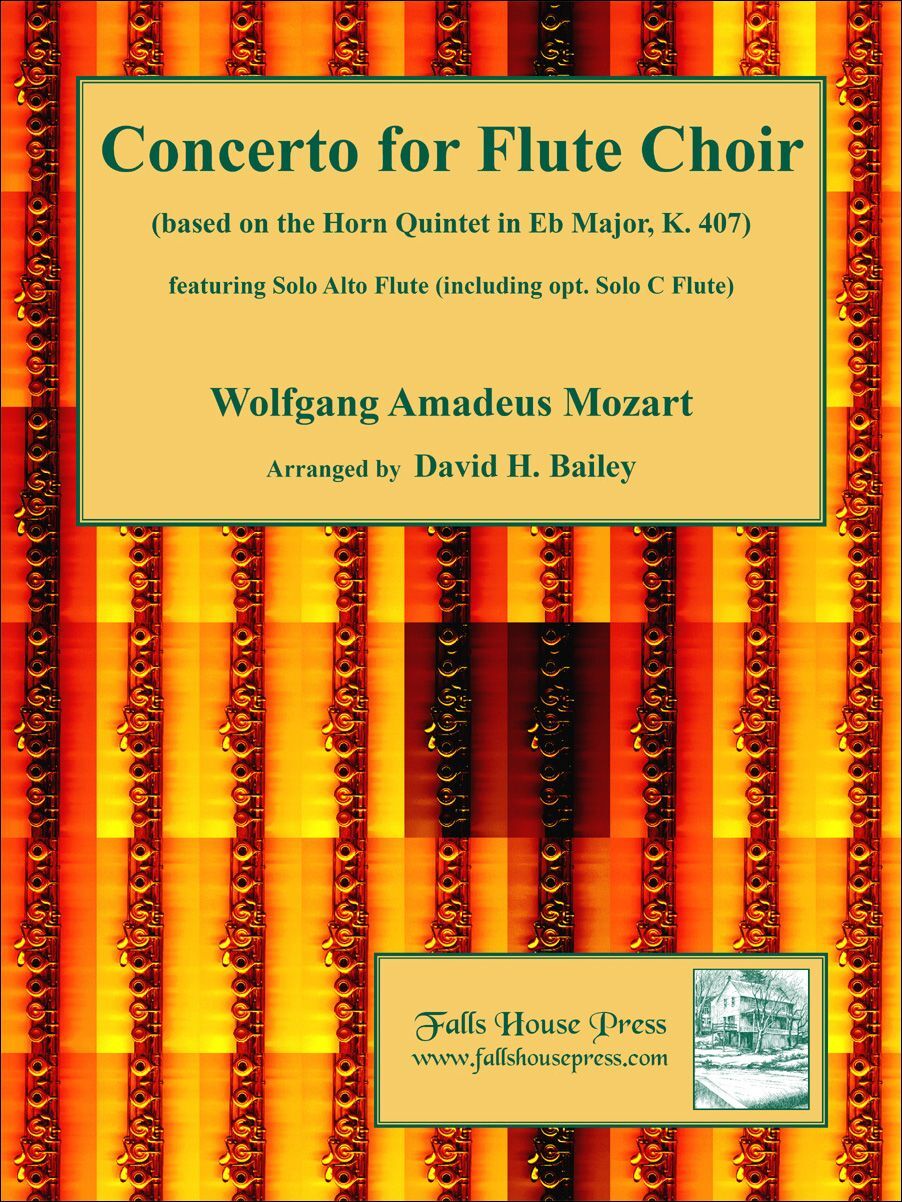 Mozart's Concerto for Flute Choir Arranged by David H. Bailey - FH0348