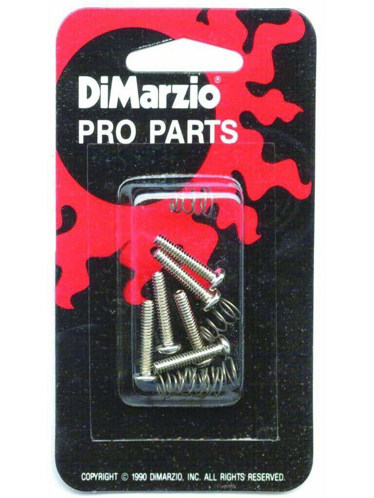 DiMarzio Single Coil Hardware Mounting Kit Chrome Screws & Springs
