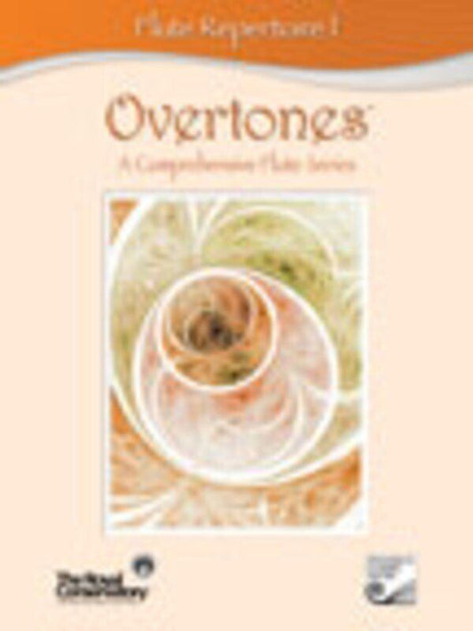 Overtones Flute Repertoire 1 by Royal Conservatory, 40 pages, includes CDs, essential flute literature, etudes, orchestral excerpts, and technique.