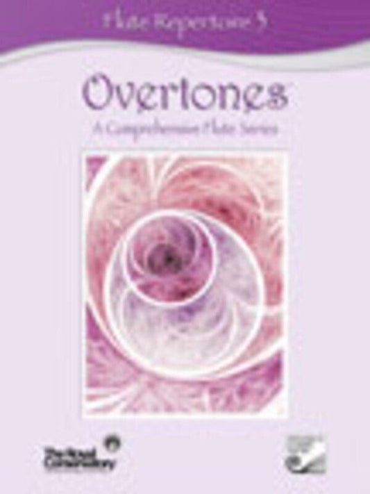 Overtones Flute Repertoire 3 by Royal Conservatory of Music, 56 Pages, Includes Compact Disks, Woodwind Instrument