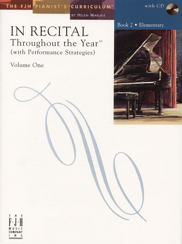 In Recital Throughout the Year Vol 1 Book 2 BK/CD by FJH Music Company