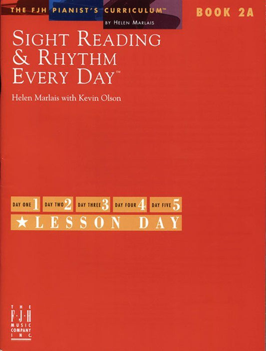 Sight Reading & Rhythm Every Day Book 2A by Helen Marlais & Kevin Olson, FJH Music Company, Piano Solo, 1 Page