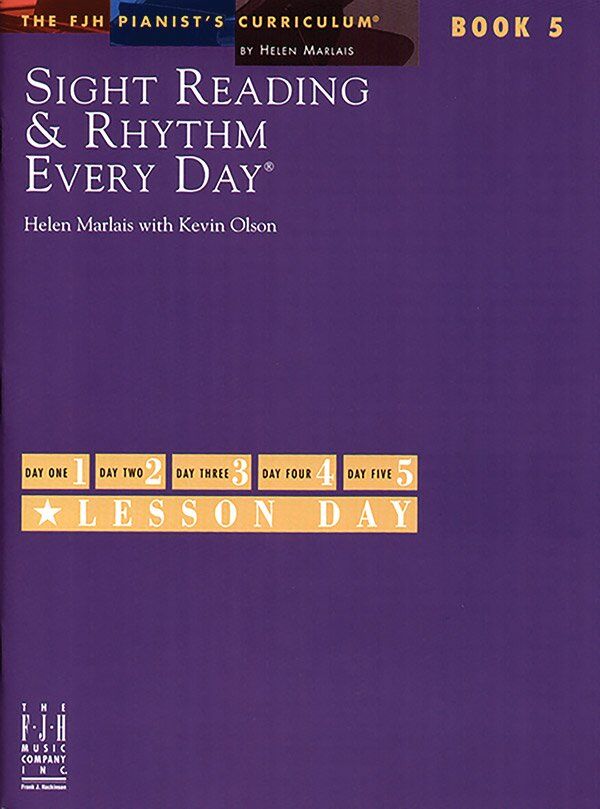 Sight Reading & Rhythm Every Day Book 5 by Helen Marlais & Kevin Olson - Piano Solo, FJH Music Company