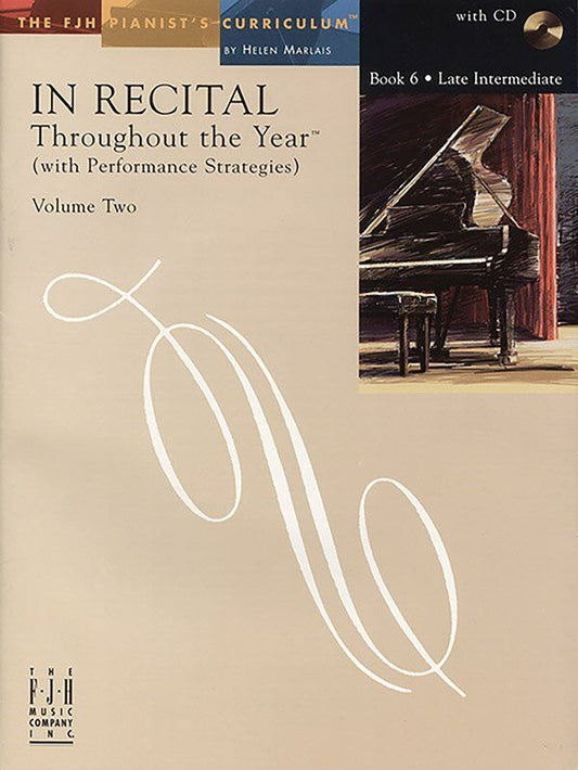 In Recital Throughout the Year Vol 2 Book 6 with CD