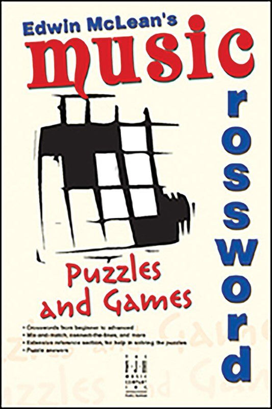Edwin McLean's Music Crossword Puzzles and Games for Piano