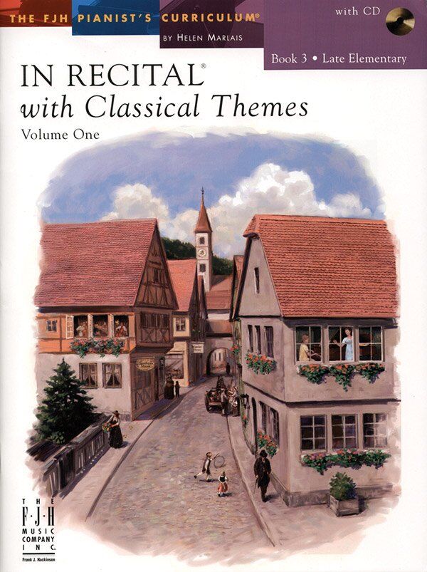 In Recital with Classical Themes Vol 1 Book 3 BK/CD - Piano Solo, 38 Pages, FJH Music Company