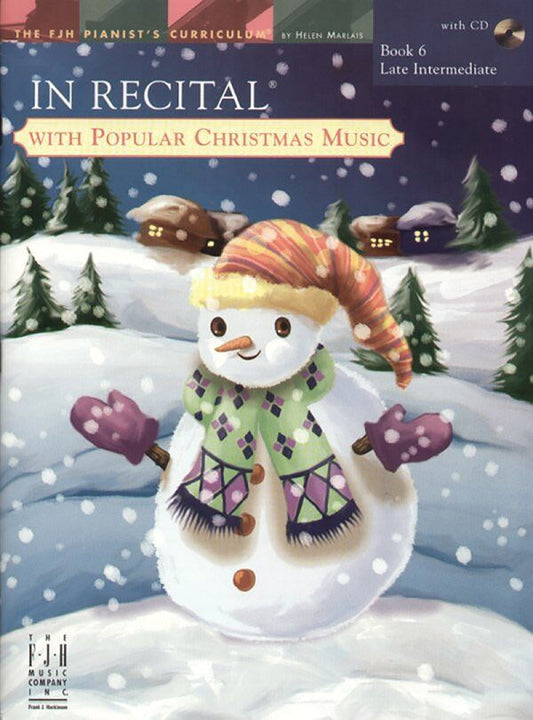 In Recital with Popular Christmas Music Book 6 BK/CD