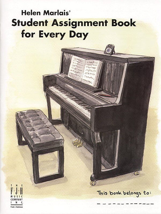 Helen Marlais' Student Assignment Book for Piano