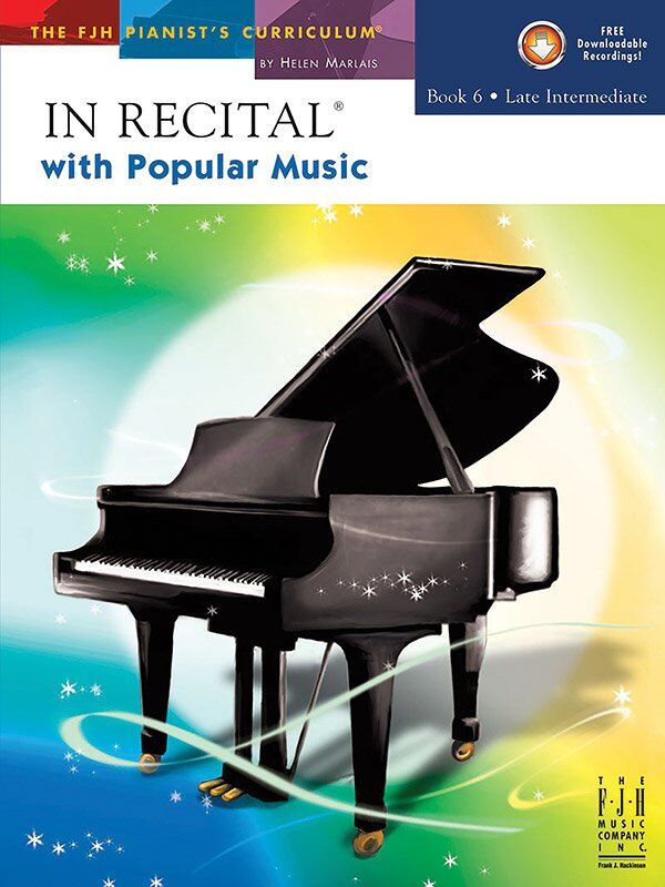In Recital with Popular Music Book 6 BK/CD