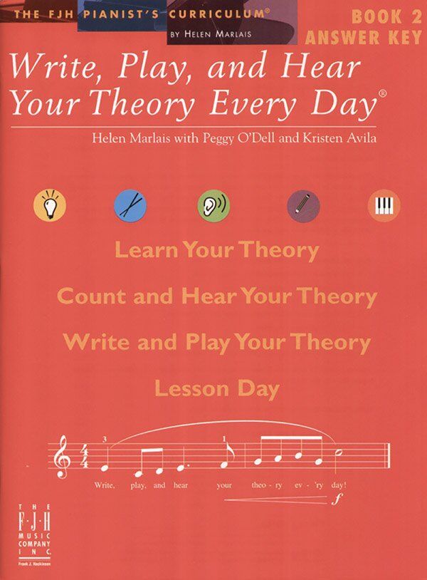 Write Play and Hear Your Theory Every Day Answer Key Book 2