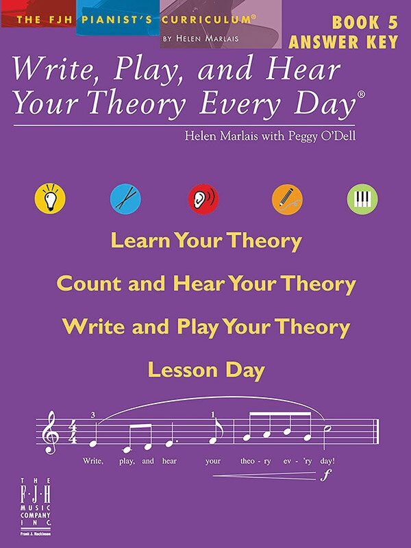 Write Play and Hear Your Theory Every Day Book 5 Answer Key