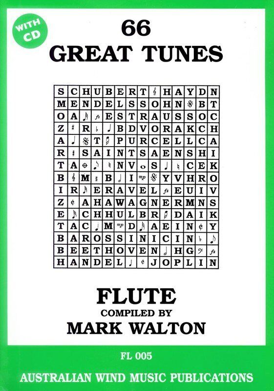 66 Great Tunes for Flute Book/CD by Mark Walton
