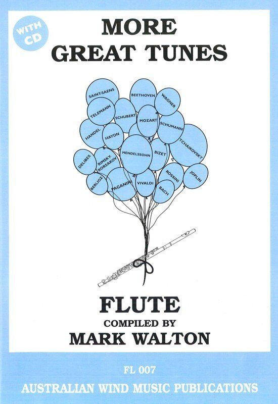 More Great Tunes for Flute BK/CD by Mark Walton