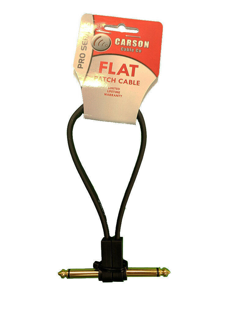 Carson Flat1 Pro 1 Foot Flat Patch Cable