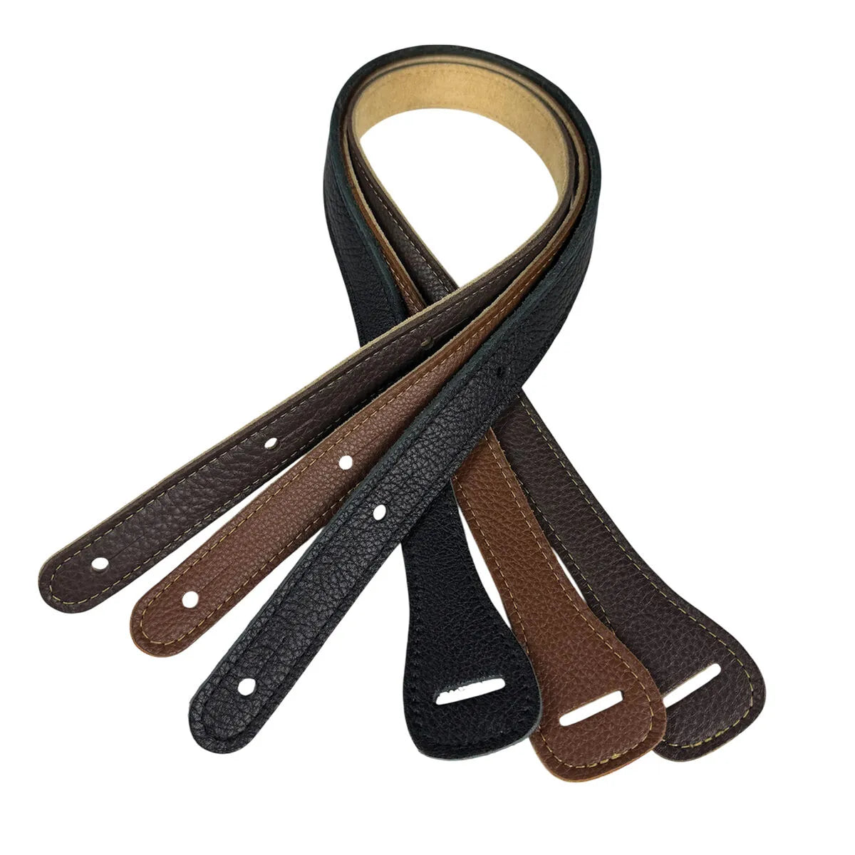 Franklin Extension Tail Chocolate with Gold Stitching 31" Large [FLTL-CHG] — view 2