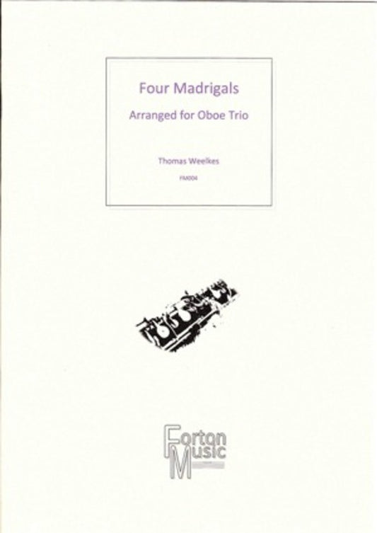 Four Madrigals 3 Oboes (Softcover Book)