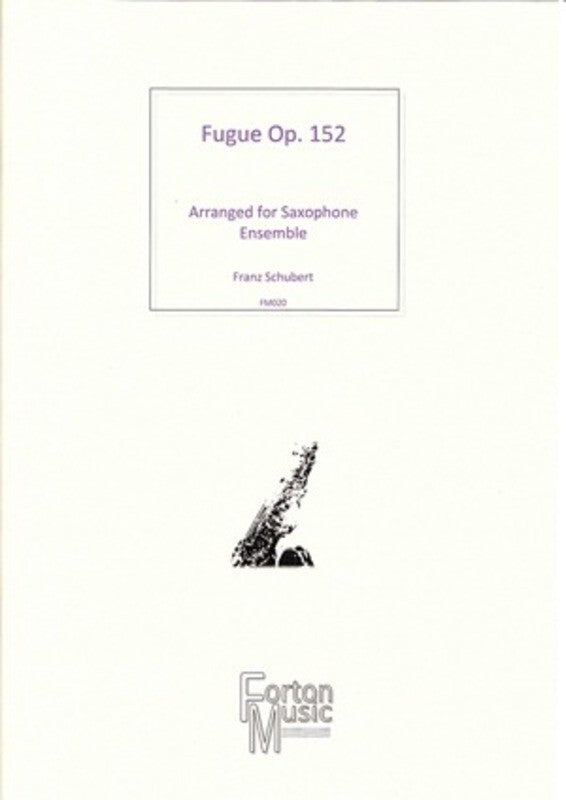 Fugue Op 152 Flexible Saxophone Quintet Book