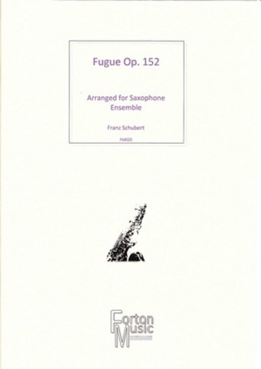 Fugue Op 152 Flexible Saxophone Quintet Book