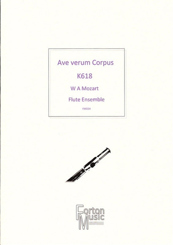 Ave Verum Corpus Flute Quartet Book